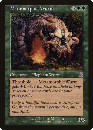 Metamorphic Wurm [Odyssey] | Arkham Games and Comics