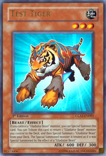 Test Tiger [GLAS-EN082] Ultra Rare | Arkham Games and Comics
