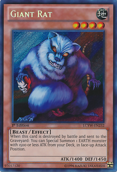 Giant Rat [LCYW-EN232] Secret Rare | Arkham Games and Comics