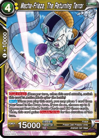 Mecha-Frieza, The Returning Terror (Reprint) (BT1-090) [Battle Evolution Booster] | Arkham Games and Comics