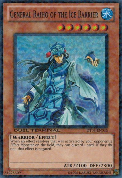 General Raiho of the Ice Barrier [DT04-EN035] Super Rare | Arkham Games and Comics