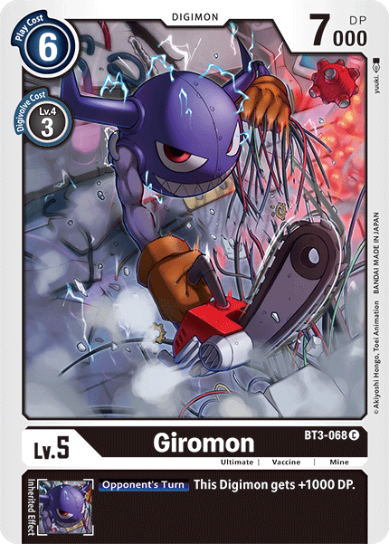 Giromon [BT3-068] [Release Special Booster Ver.1.5] | Arkham Games and Comics