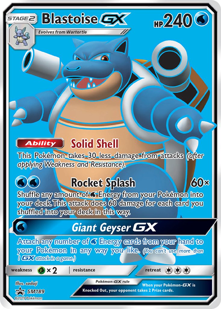 Blastoise GX (SM189) [Sun & Moon: Black Star Promos] | Arkham Games and Comics