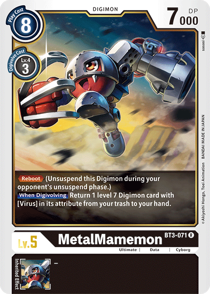 MetalMamemon [BT3-071] [Release Special Booster Ver.1.5] | Arkham Games and Comics