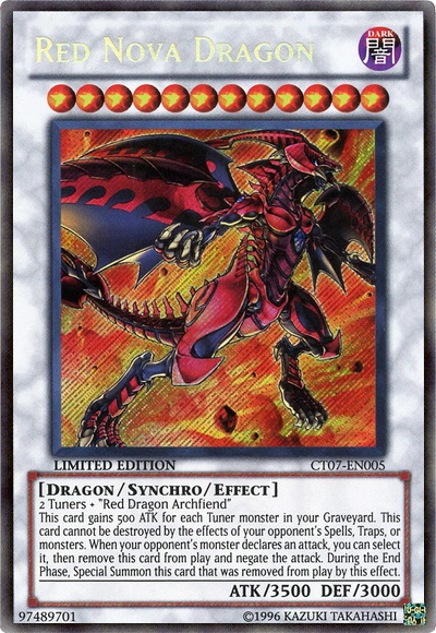 Red Nova Dragon [CT07-EN005] Secret Rare | Arkham Games and Comics