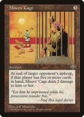 Misers' Cage [Mirage] | Arkham Games and Comics