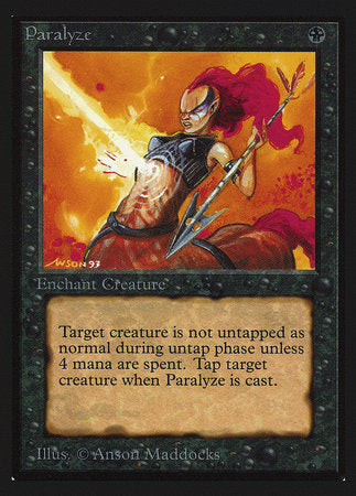 Paralyze (IE) [Intl. Collectors’ Edition] | Arkham Games and Comics