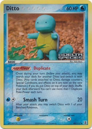 Ditto (40/113) (Stamped) [EX: Delta Species] | Arkham Games and Comics