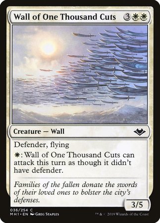 Wall of One Thousand Cuts [Modern Horizons] | Arkham Games and Comics