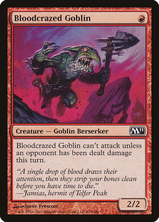 Bloodcrazed Goblin [Magic 2011] | Arkham Games and Comics