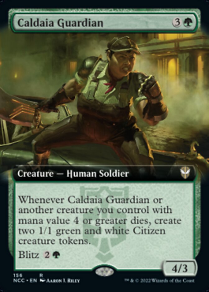 Caldaia Guardian (Extended Art) [Streets of New Capenna Commander] | Arkham Games and Comics