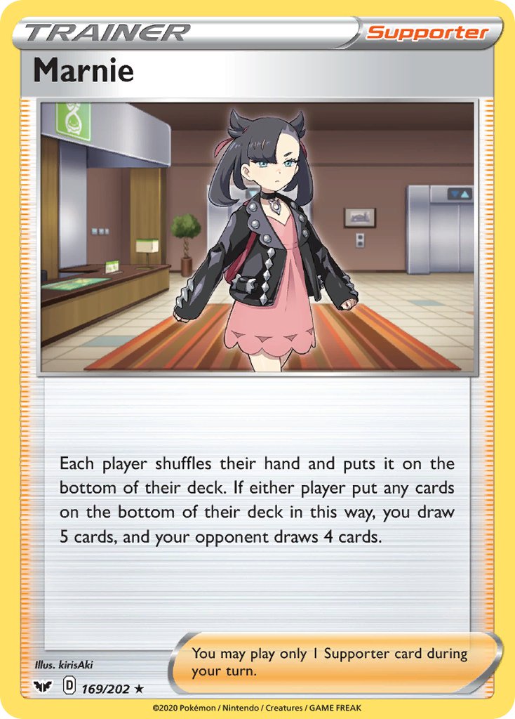 Marnie (169/202) (Theme Deck Exclusive) [Sword & Shield: Base Set] | Arkham Games and Comics