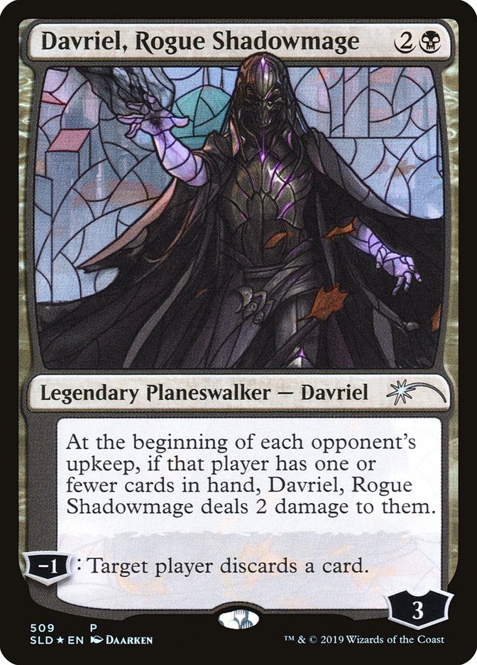 Davriel, Rogue Shadowmage (Stained Glass) [Secret Lair Drop Promos] | Arkham Games and Comics