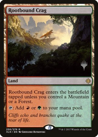 Rootbound Crag [Ixalan Promos] | Arkham Games and Comics