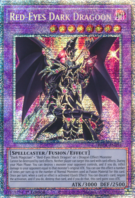 Red-Eyes Dark Dragoon [BROL-EN094] Starlight Rare | Arkham Games and Comics