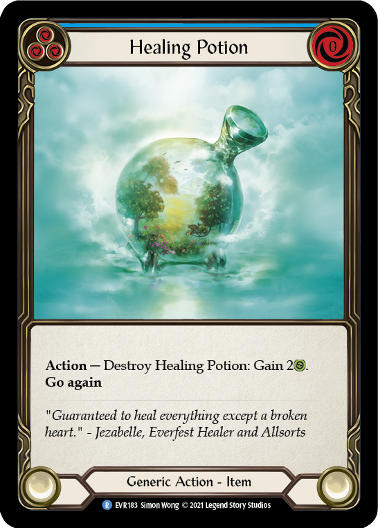 Healing Potion [EVR183] (Everfest)  1st Edition Cold Foil | Arkham Games and Comics