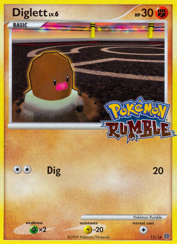 Diglett (11/16) [Pokémon Rumble] | Arkham Games and Comics