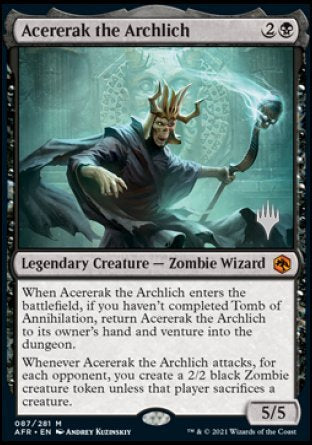 Acererak the Archlich (Promo Pack) [Dungeons & Dragons: Adventures in the Forgotten Realms Promos] | Arkham Games and Comics