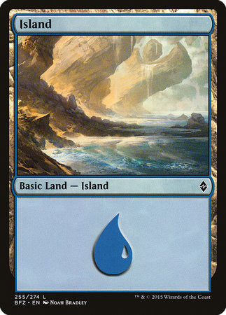 Island (255) [Battle for Zendikar] | Arkham Games and Comics