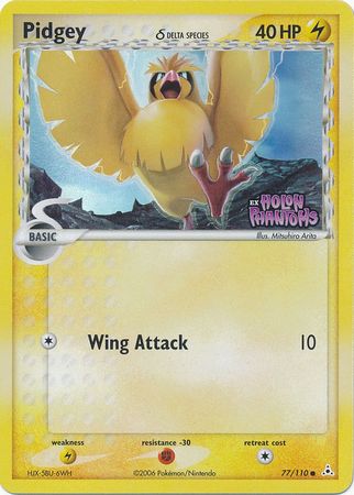 Pidgey (77/110) (Delta Species) (Stamped) [EX: Holon Phantoms] | Arkham Games and Comics