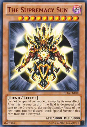 The Supremacy Sun (Red) [DL16-EN010] Rare | Arkham Games and Comics