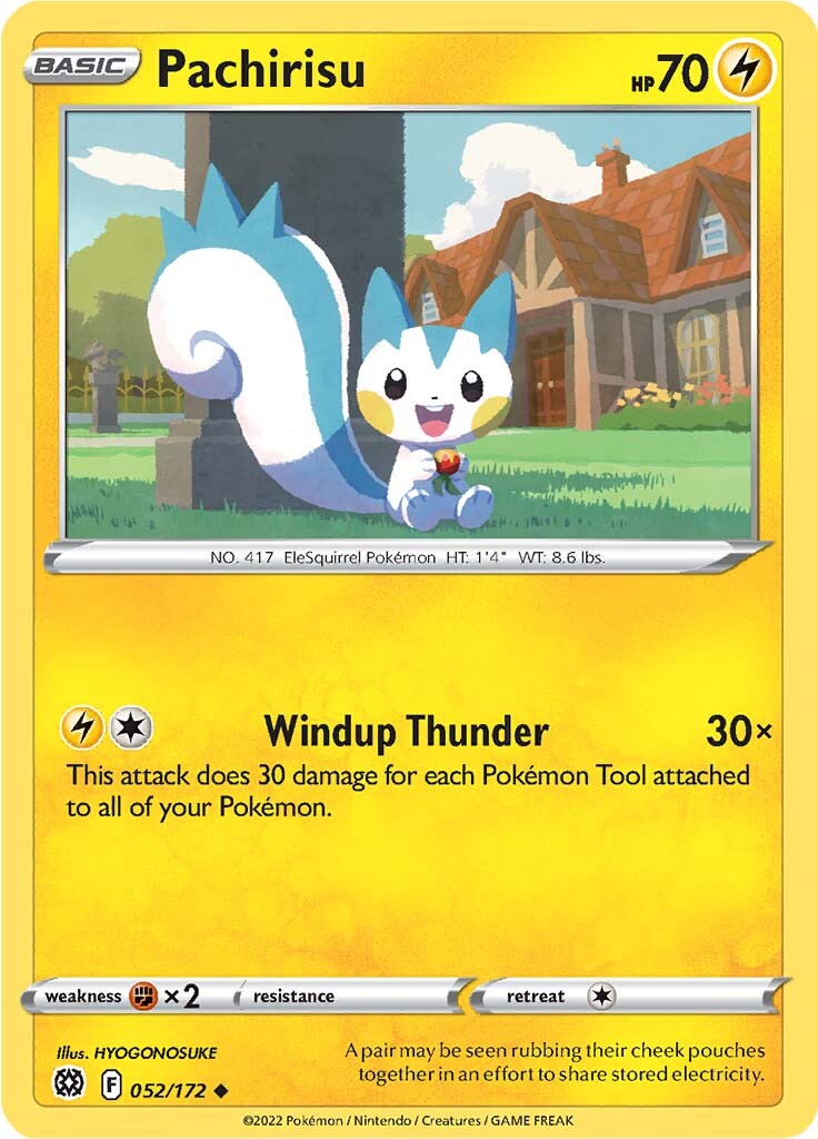 Pachirisu (052/172) [Sword & Shield: Brilliant Stars] | Arkham Games and Comics