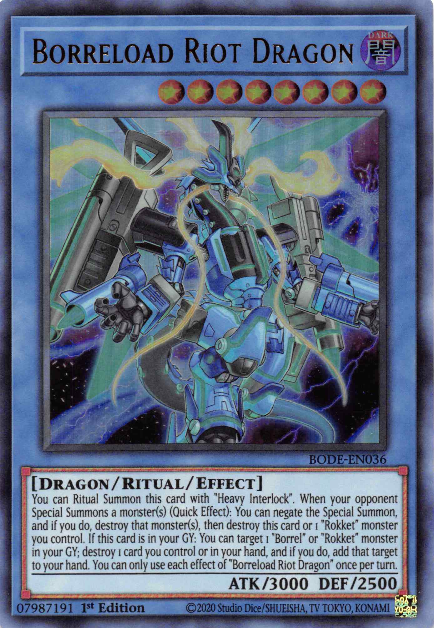 Borreload Riot Dragon [BODE-EN036] Ultra Rare | Arkham Games and Comics