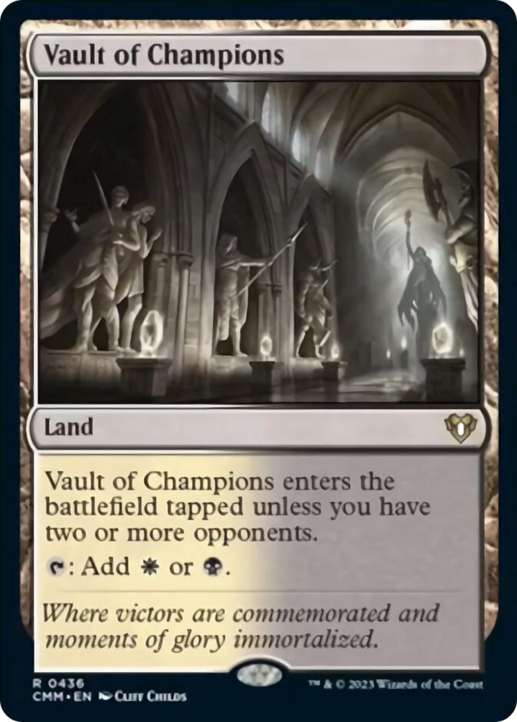 Vault of Champions [Commander Masters] | Arkham Games and Comics