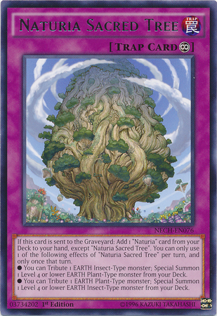 Naturia Sacred Tree [NECH-EN076] Rare | Arkham Games and Comics