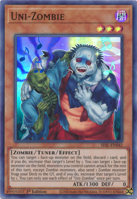 Uni-Zombie [SESL-EN042] Super Rare | Arkham Games and Comics