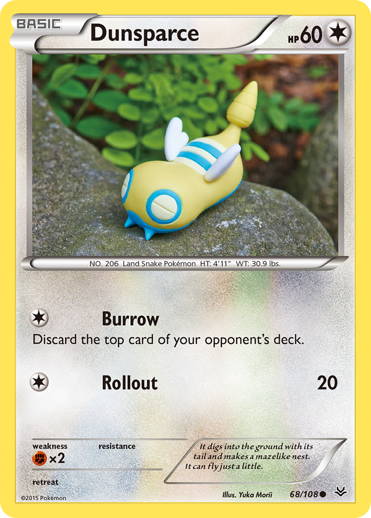 Dunsparce (68/108) [XY: Roaring Skies] | Arkham Games and Comics