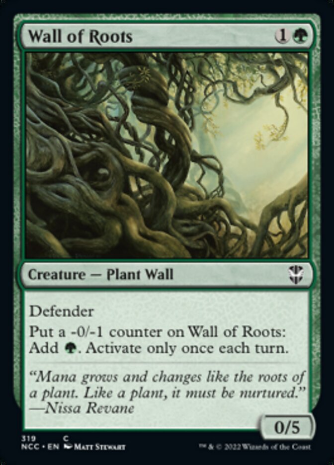 Wall of Roots [Streets of New Capenna Commander] | Arkham Games and Comics