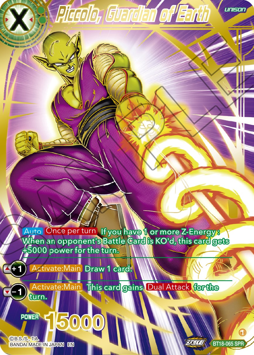 Piccolo, Guardian of Earth (SPR) (BT18-065) [Dawn of the Z-Legends] | Arkham Games and Comics