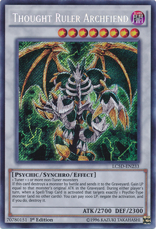 Thought Ruler Archfiend [LC5D-EN233] Secret Rare | Arkham Games and Comics