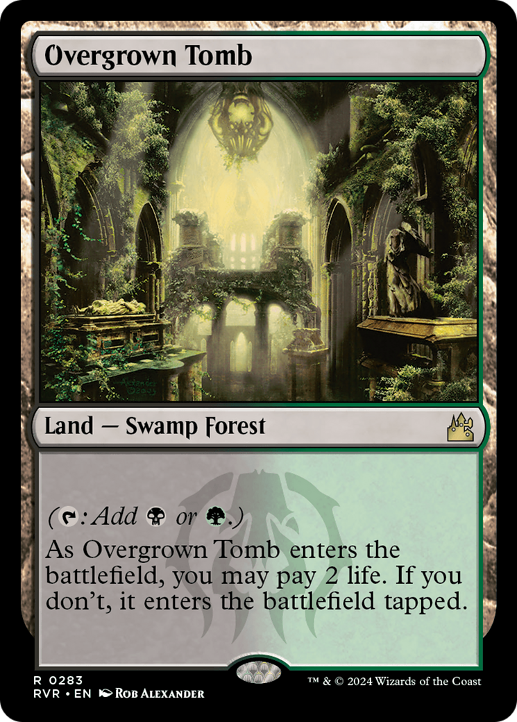 Overgrown Tomb [Ravnica Remastered] | Arkham Games and Comics