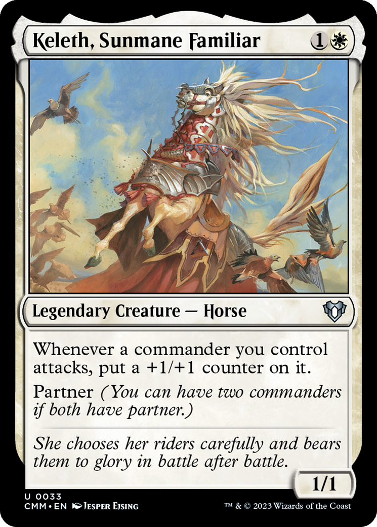 Keleth, Sunmane Familiar [Commander Masters] | Arkham Games and Comics