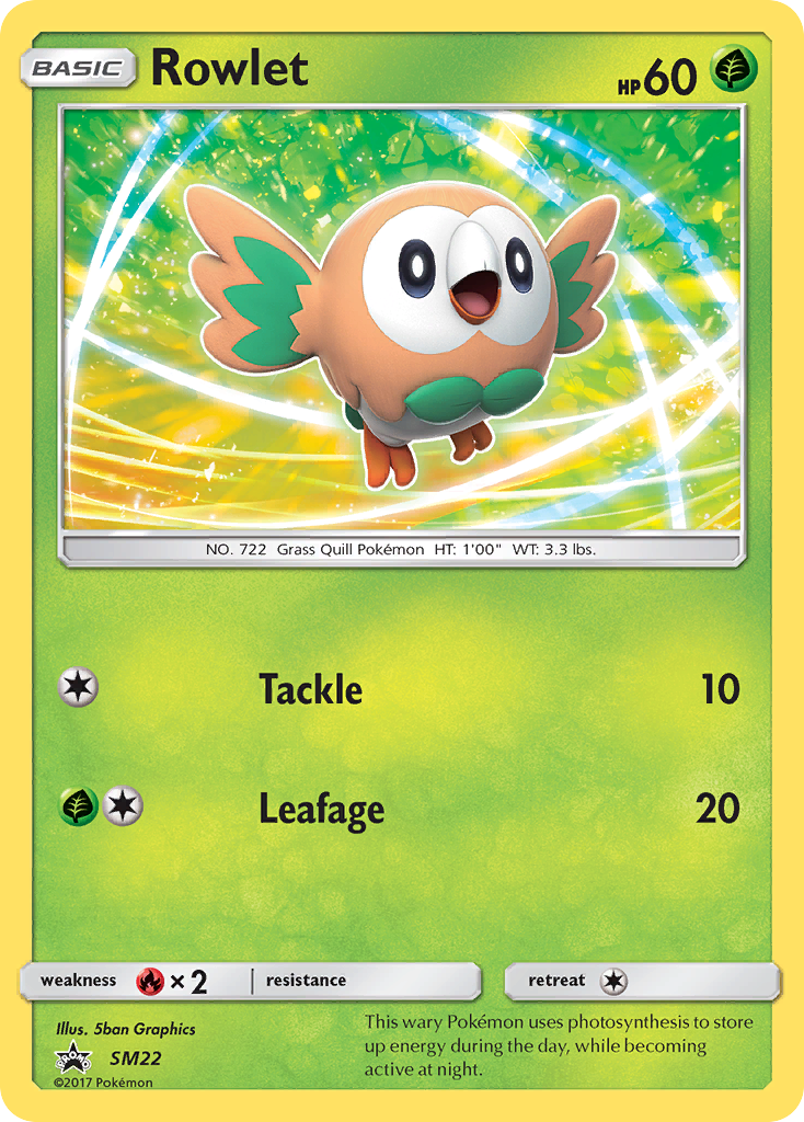 Rowlet (SM22) [Sun & Moon: Black Star Promos] | Arkham Games and Comics