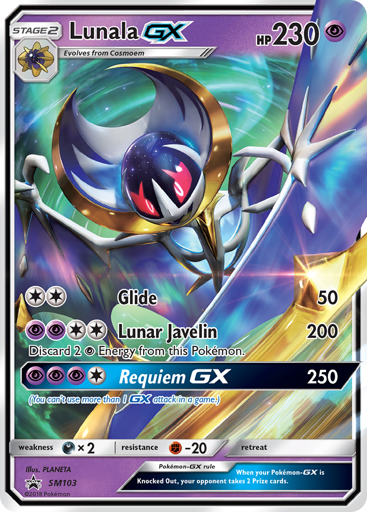 Lunala GX (SM103) [Sun & Moon: Black Star Promos] | Arkham Games and Comics