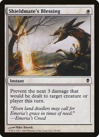 Shieldmate's Blessing [Zendikar] | Arkham Games and Comics