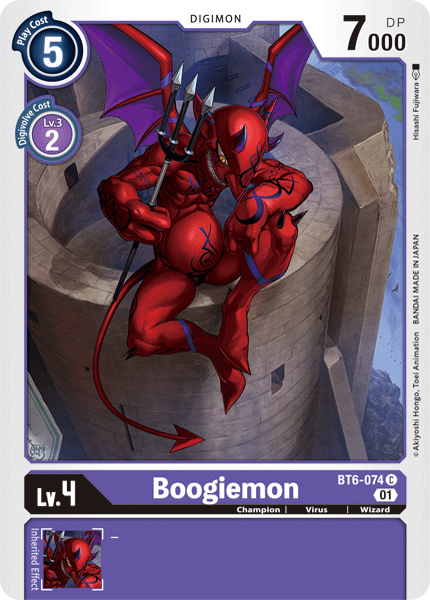 Boogiemon [BT6-074] [Double Diamond] | Arkham Games and Comics