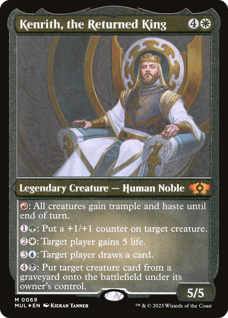 Kenrith, the Returned King (Foil Etched) [Multiverse Legends] | Arkham Games and Comics