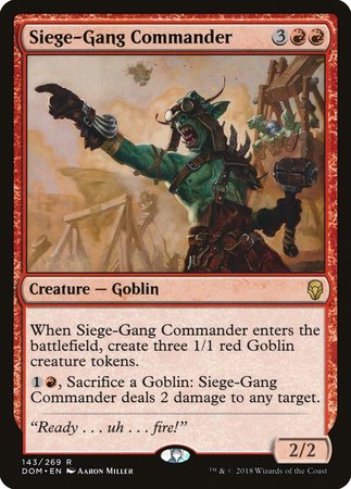 Siege-Gang Commander [Dominaria] | Arkham Games and Comics