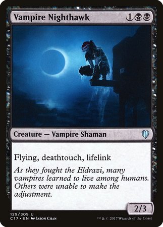 Vampire Nighthawk [Commander 2017] | Arkham Games and Comics