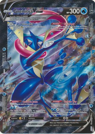 Greninja V-Union (Jumbo Card) [Sword & Shield: Black Star Promos] | Arkham Games and Comics