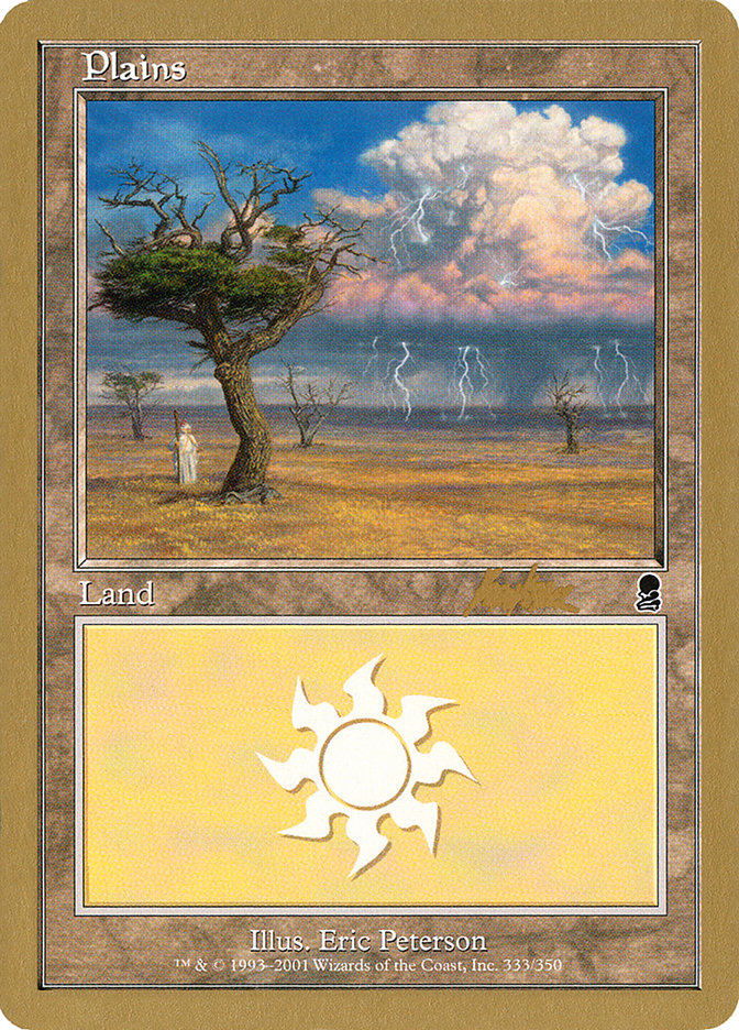 Plains (bk333) (Brian Kibler) [World Championship Decks 2002] | Arkham Games and Comics