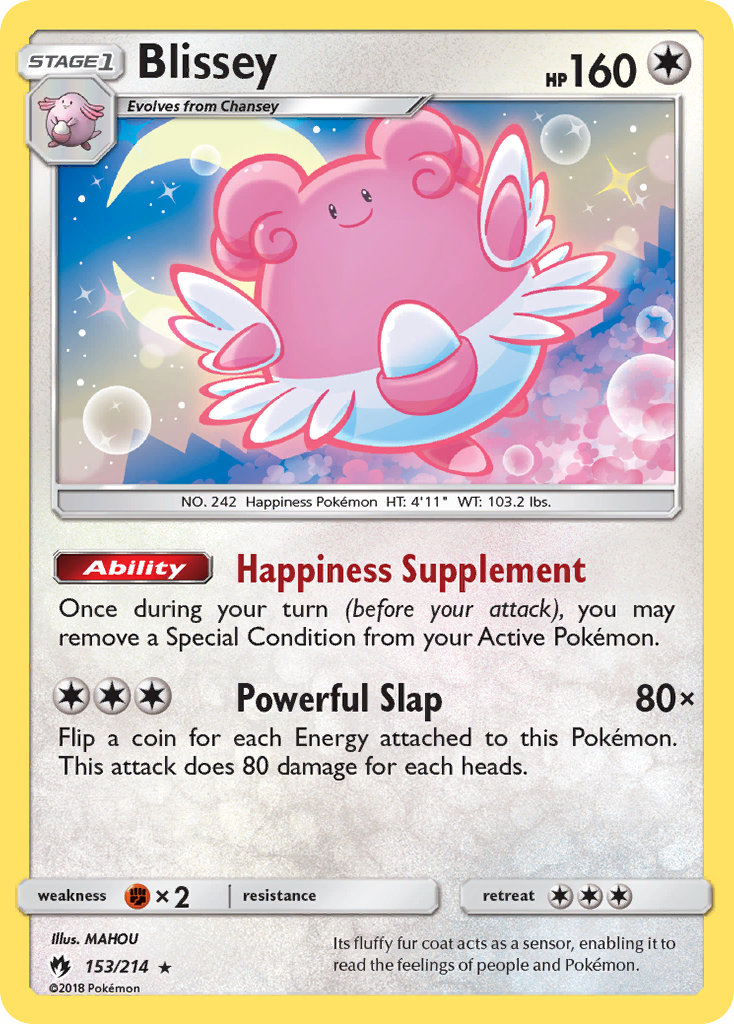 Blissey (153/214) [Sun & Moon: Lost Thunder] | Arkham Games and Comics