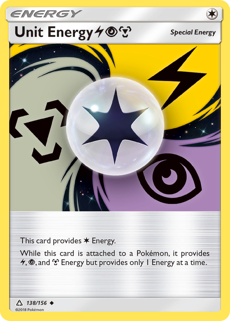 Unit Energy (138/156) (Lightning, Psychic, Metal) [Sun & Moon: Ultra Prism] | Arkham Games and Comics