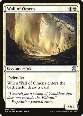 Wall of Omens [Eternal Masters] | Arkham Games and Comics