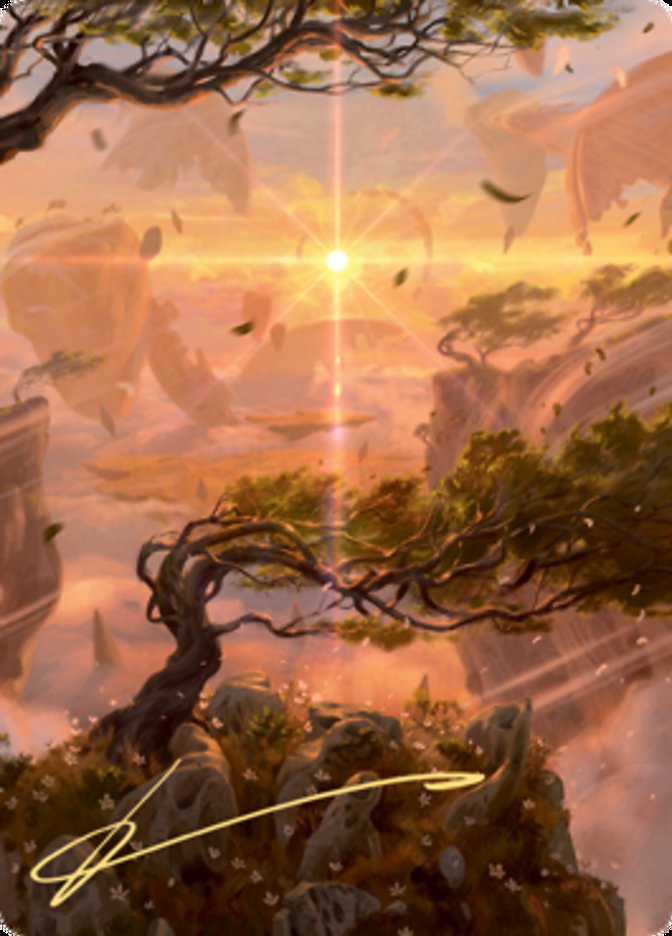 Windswept Heath Art Card (Gold-Stamped Signature) [Zendikar Rising Art Series] | Arkham Games and Comics