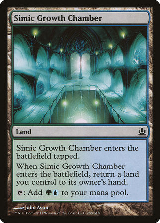 Simic Growth Chamber [Commander 2011] | Arkham Games and Comics